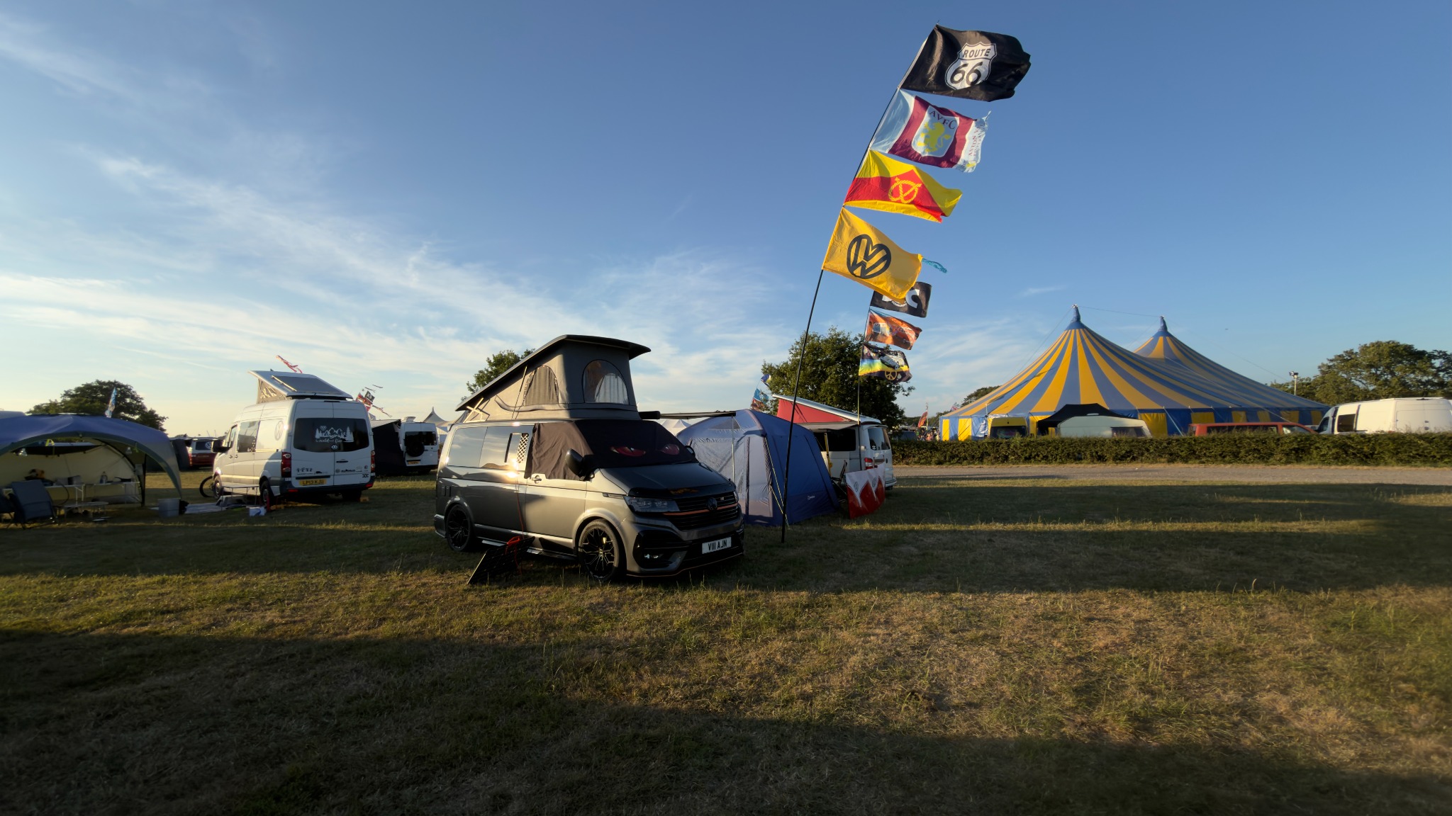 Vanilla flying the NIX flag at a previous Dubbed Out gathering